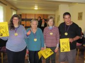 Vítězné družstvo: Anička, p. Valová, Miladka, Zdenek